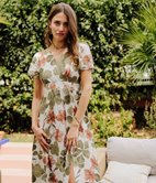 Robe longue Cali cache-coeur