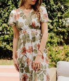Robe longue Cali cache-coeur