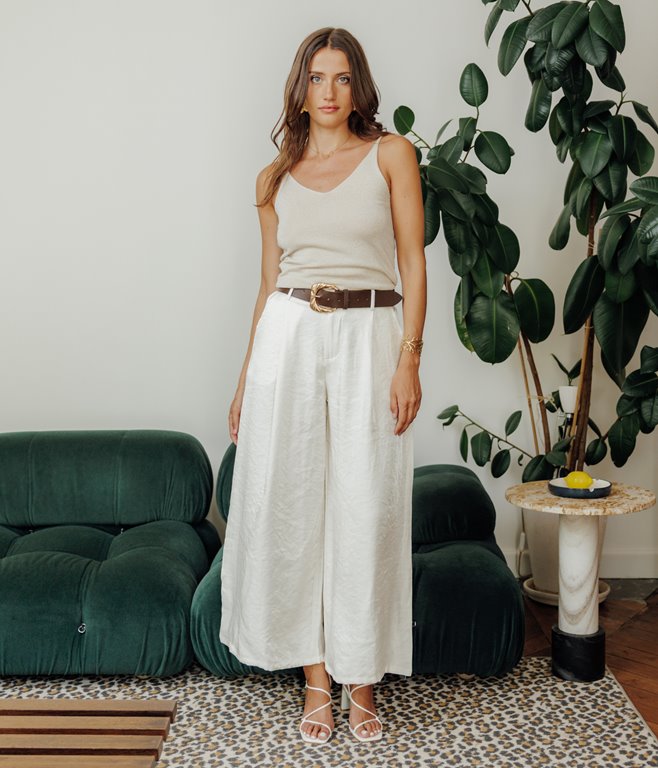 Pantalon large Floriane