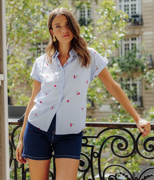Chemise Garance rayée