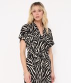 Robe chemise Zebre