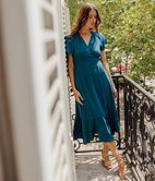 Robe longue Saoirse asymetrique