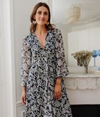 Robe longue asymétrique Tessa