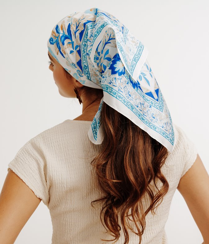 Foulard carre Geraldine