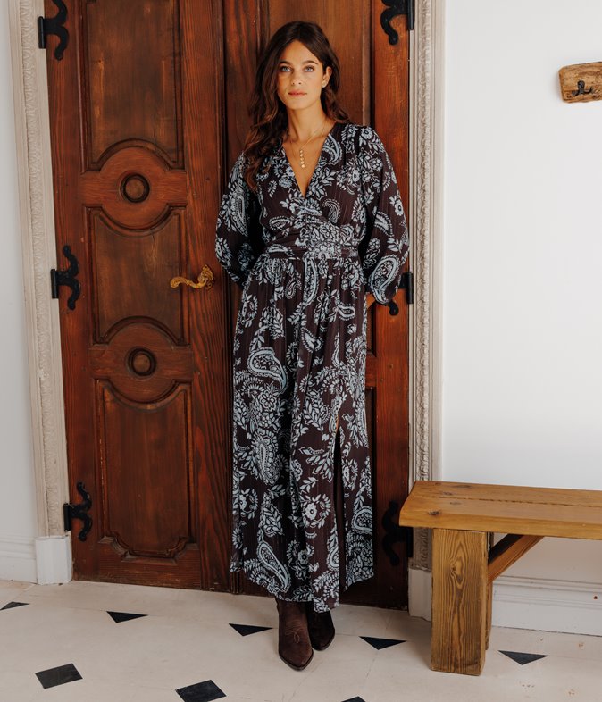 Robel longue Clara corset