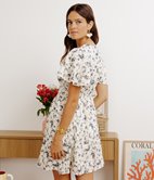 Robe Carys corset en gaze