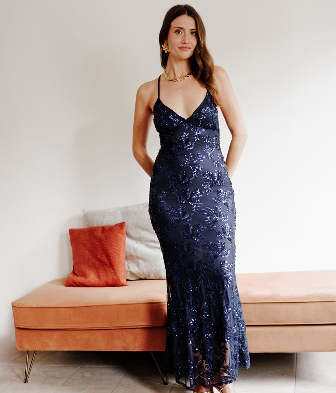 Robe longue Mylina dos nu