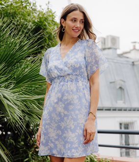 Robe Garance cache-coeur