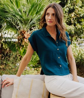 Chemise manches courtes Clo
