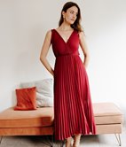 Robe longue Plissage Isis