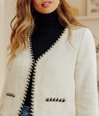 Veste courte Marine