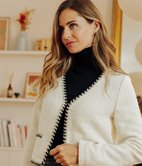 Veste courte Marine