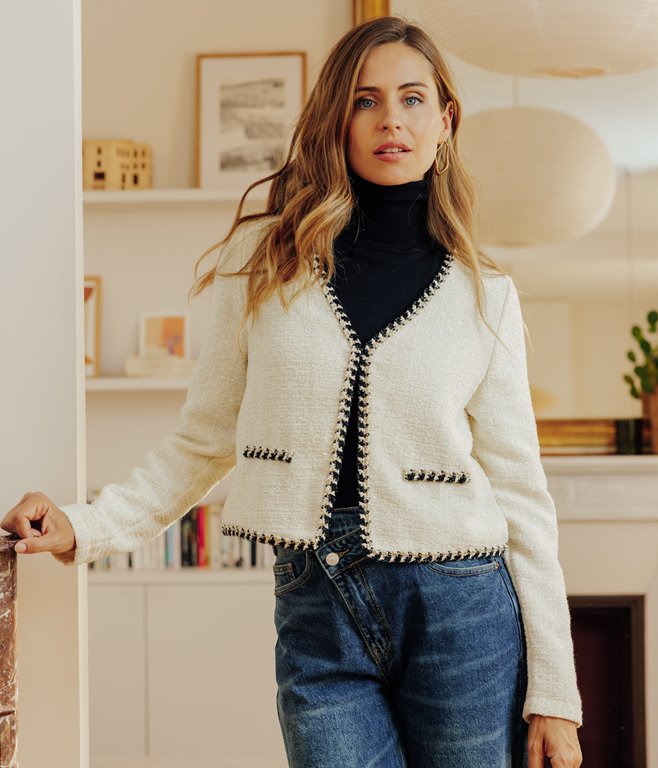 Veste courte Marine