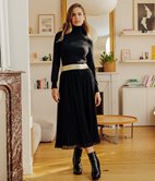 Jupe longue plissée Sarah