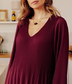 Robe plissée Julie