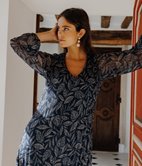 Robe plissée Julie