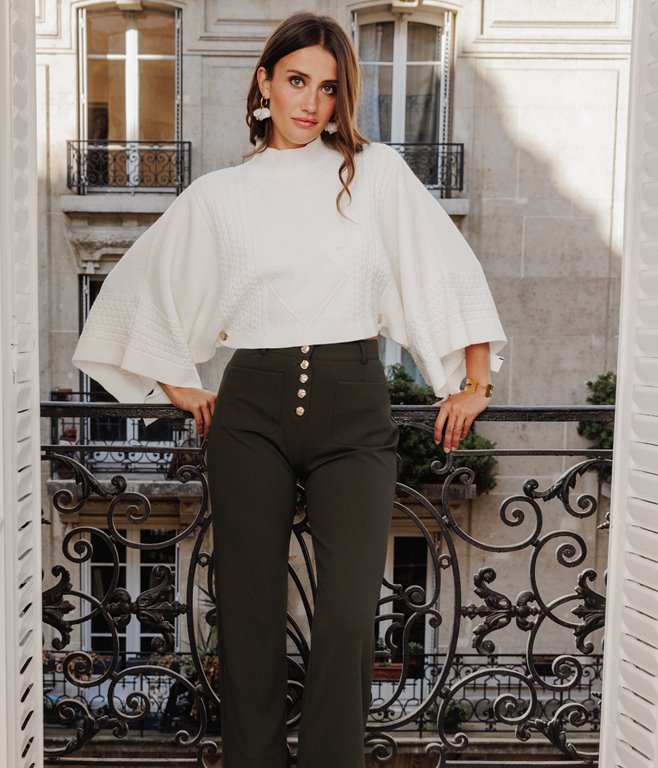 Pantalon à boutons Hannah