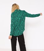 Chemise à poches zébrée