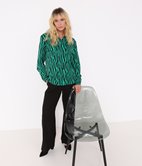 Chemise à poches zébrée