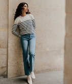 Pull marin à boutons Martin