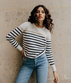 Pull marin à boutons Martin