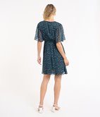 Robe cache-cœur Adrianna