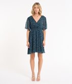 Robe cache-cœur Adrianna