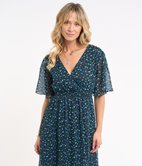 Robe cache-cœur Adrianna