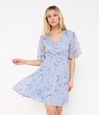 Robe cache-cœur Liora