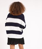 Pull rayé fantaisie