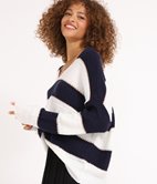 Pull rayé fantaisie