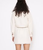 Jupe élastiquée en tweed