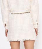 Jupe élastiquée en tweed