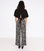 Pantalon fluide Zèbre