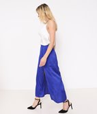 Jupe longue satinée