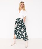 Jupe longue satinée Lulli