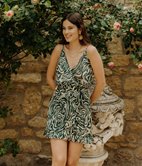 Robe cache-cœur Héléna