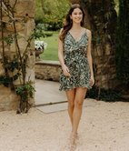 Robe cache-cœur Héléna