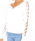 Pull à dentelle Maddie