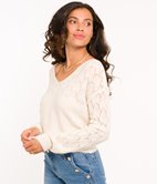 Pull ajouré à paillettes Maël