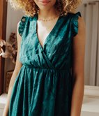 Robe cache-coeur Camille