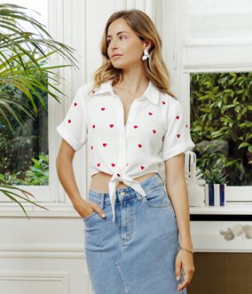 Chemise nouée Tina