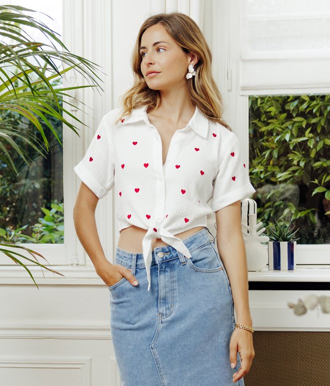 Chemise nouée Tina