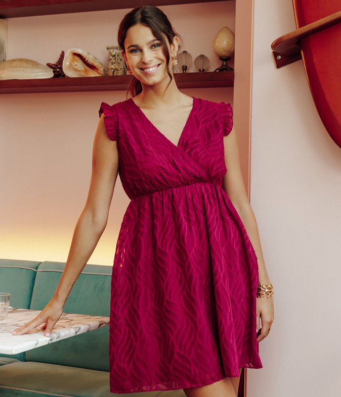 Robe Arianna cache-coeur