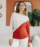 Pull Cynthia bicolore