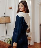 Pull Cynthia bicolore