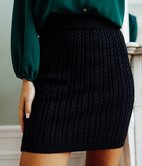 Jupe courte Aster en maille