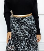 Jupe longue Pia à volants