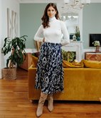 Jupe longue Aurora plissée