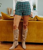 Short Elise en tweed
